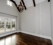 Vaulted Study with Cedar Beams in Brookhaven Custom home built by Waterford Homes